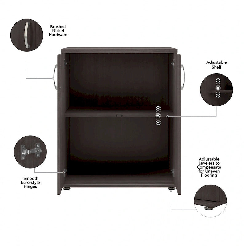 Armoire de rangement universelle au sol avec portes de Bush Business Furniture