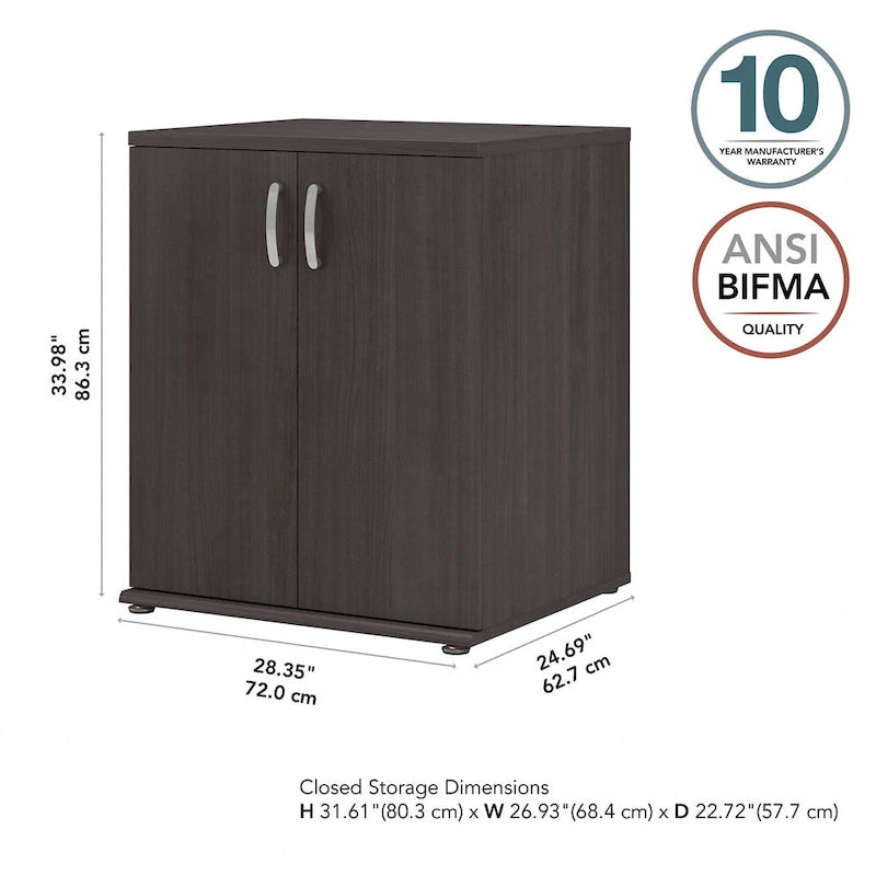 Armoire de rangement universelle au sol avec portes de Bush Business Furniture