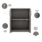 Armoire de rangement universelle au sol avec portes de Bush Business Furniture