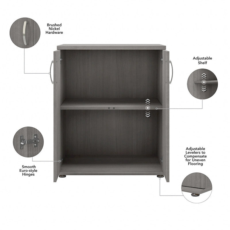 Armoire de rangement universelle au sol avec portes de Bush Business Furniture