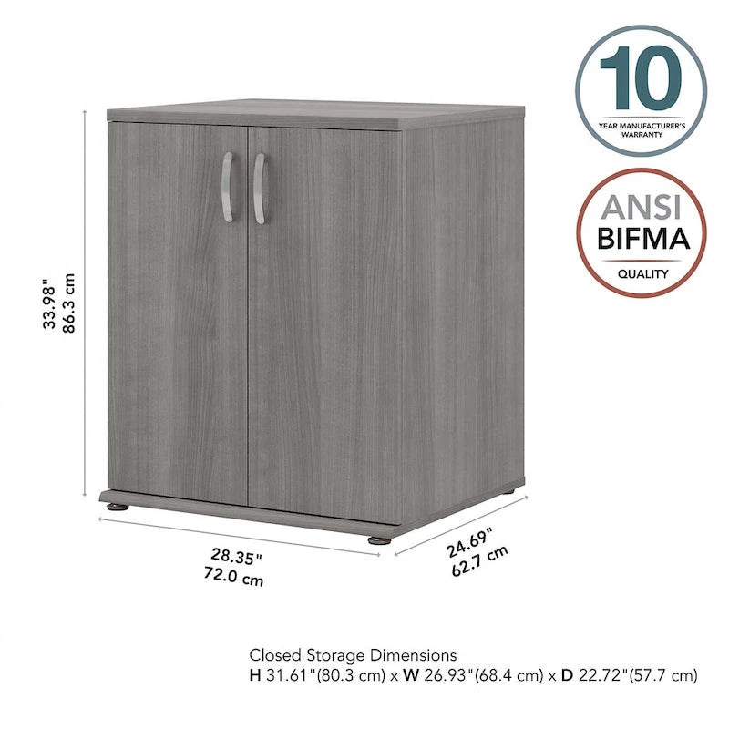 Armoire de rangement universelle au sol avec portes de Bush Business Furniture