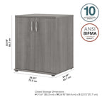 Armoire de rangement universelle au sol avec portes de Bush Business Furniture