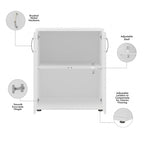 Armoire de rangement universelle au sol avec portes de Bush Business Furniture