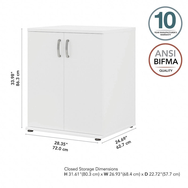 Armoire de rangement universelle au sol avec portes de Bush Business Furniture