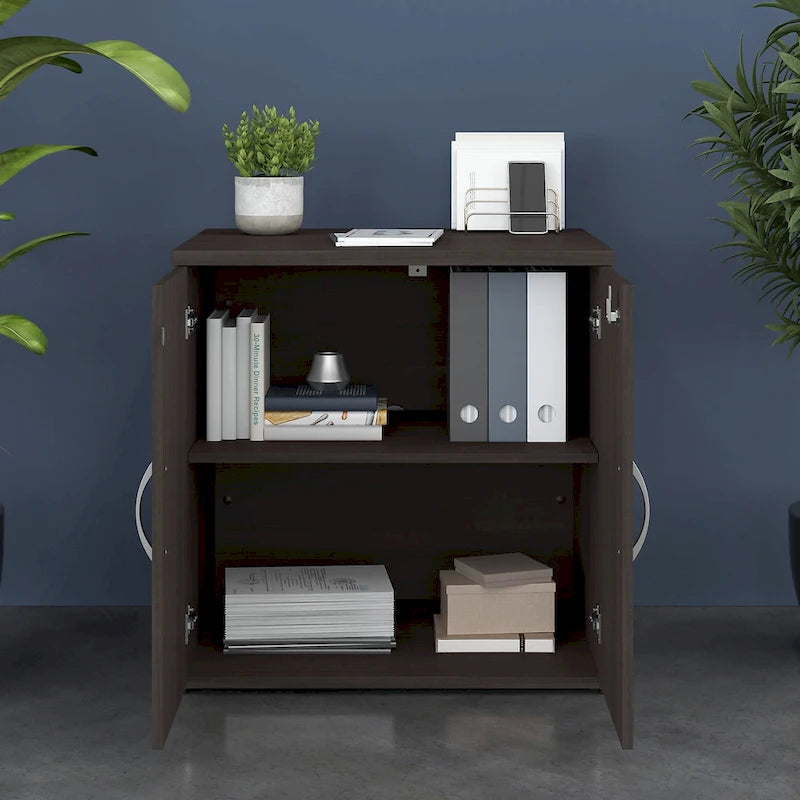 Armoire de rangement de bureau Studio C avec portes, par Bush Business Furniture