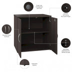 Armoire de rangement de bureau Studio C avec portes, par Bush Business Furniture