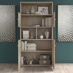 Bibliothèque Office 500 à 5 étagères et 4 portes de Bush Business Furniture