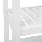 Chariot de cuisine SAFAVIEH Fauve, 1 porte, 2 tiroirs, 2 étagères - 85 cm L x 43 cm l x 89 cm H