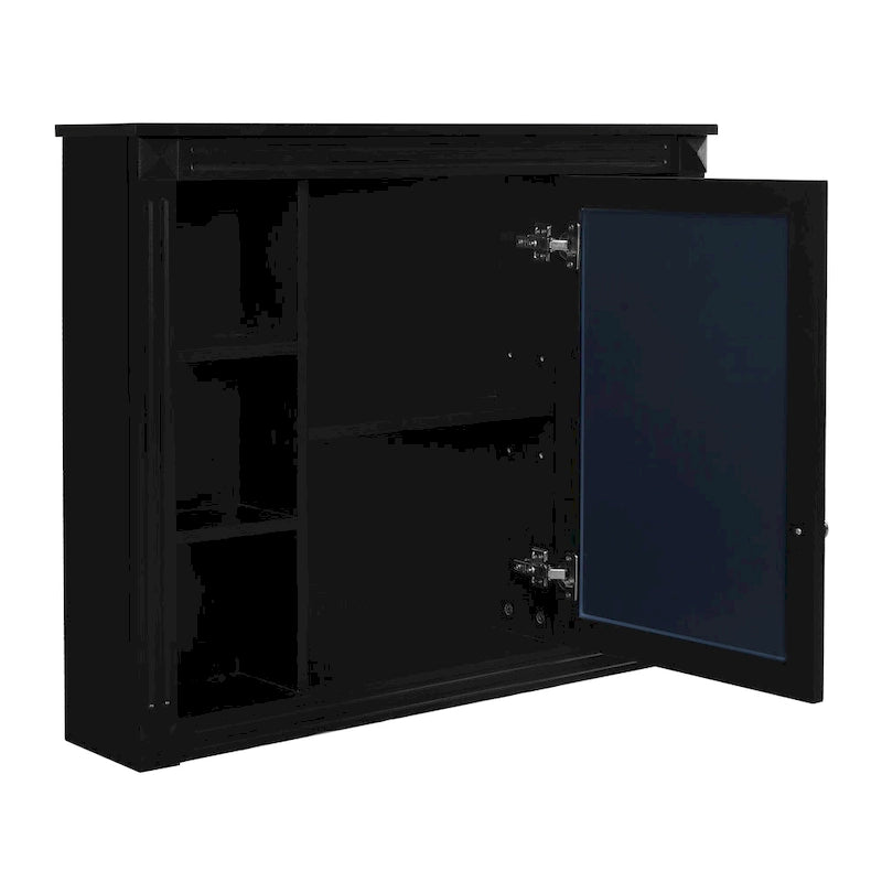 Meuble-lavabo de 91 cm avec vasque à poser, meuble de rangement moderne pour salle de bain avec 2 portes à fermeture douce, 2 tiroirs et vasque simple.