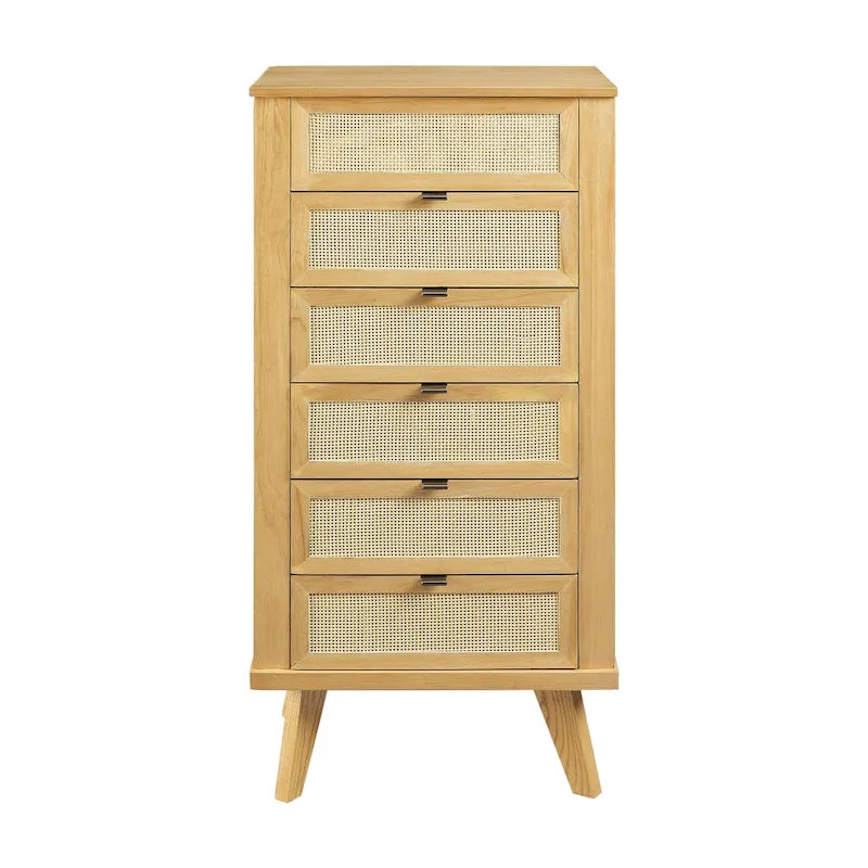 Armoire à bijoux avec tiroirs de rangement et panneaux latéraux - 41 - Marron