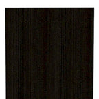 Garde-manger ou placard de rangement HomeRoots 47 en bois noir - 4,3 m x 120,8 cm x 31,8 cm