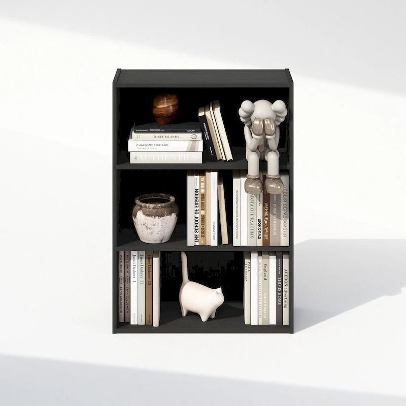 Étagère ouverte simple Furinno, bibliothèque à 3 niveaux