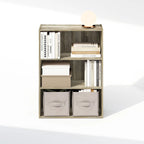 Étagère ouverte simple Furinno, bibliothèque à 3 niveaux