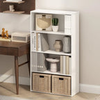 Étagère ouverte simple Furinno, bibliothèques à 4 niveaux