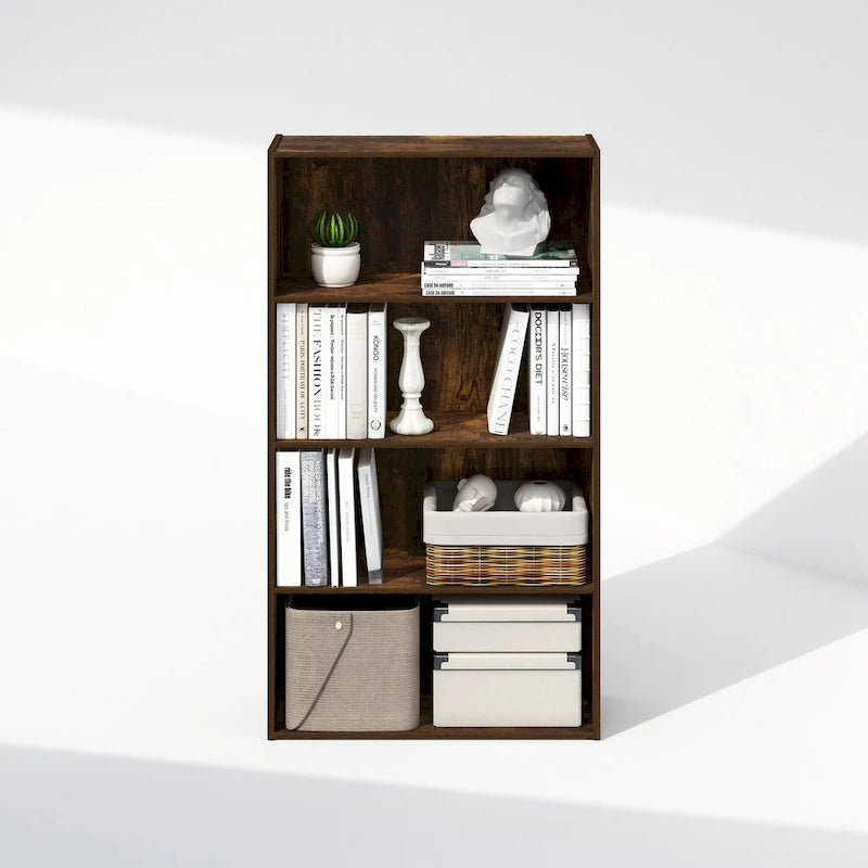 Étagère ouverte simple Furinno, bibliothèques à 4 niveaux