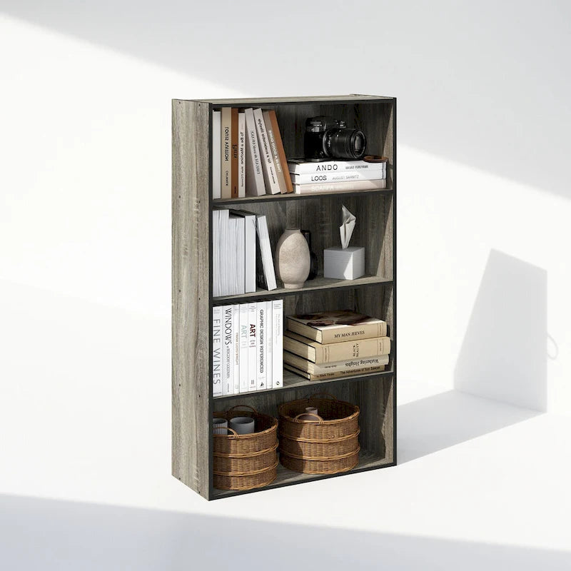 Étagère ouverte simple Furinno, bibliothèques à 4 niveaux