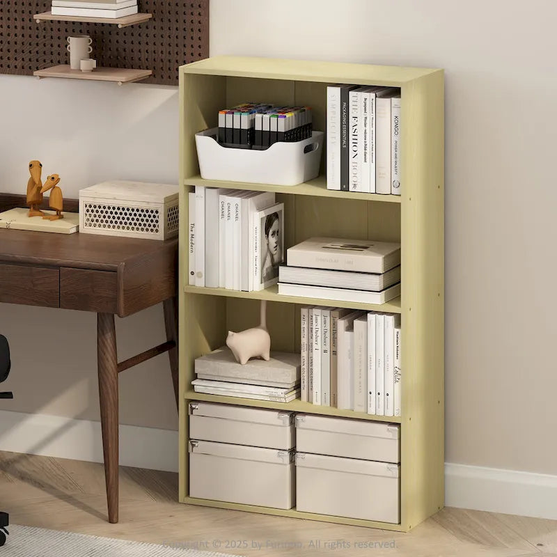 Étagère ouverte simple Furinno, bibliothèques à 4 niveaux
