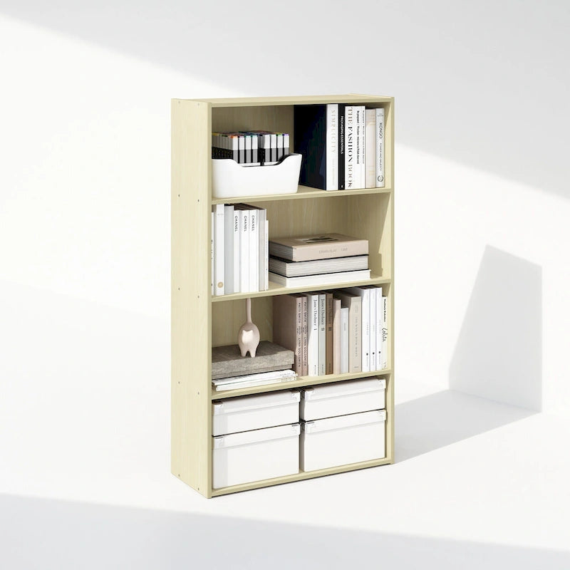 Étagère ouverte simple Furinno, bibliothèques à 4 niveaux