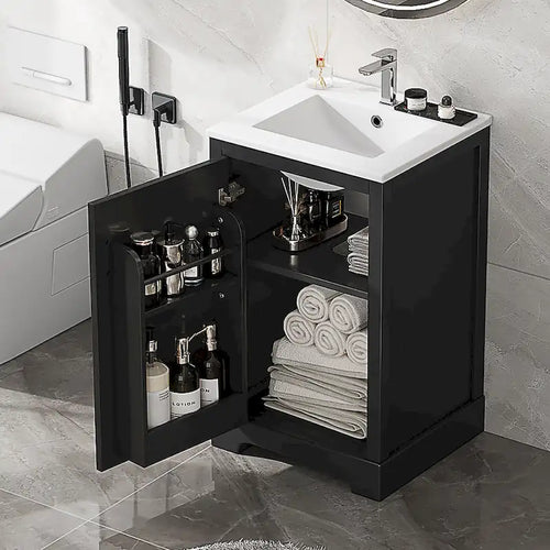 Ensemble de 20 meubles-lavabos avec vasque en céramique, meuble-lavabo moderne avec porte à fermeture douce