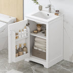 Ensemble de 20 meubles-lavabos avec vasque en céramique, meuble-lavabo moderne avec porte à fermeture douce