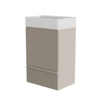 Meuble-lavabo simple vasque, meuble-lavabo autoportant moderne à motif quadrillé avec poignée dissimulée, meuble de salle de bain en bois