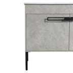 Meuble-lavabo de salle de bain de 61 cm/76 cm/91 cm avec vasque, sur pied ou murale, ensemble vasque en céramique avec étagère réglable
