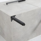 Meuble-lavabo de salle de bain de 61 cm/76 cm/91 cm avec vasque, sur pied ou murale, ensemble vasque en céramique avec étagère réglable