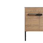 Meuble-lavabo de salle de bain de 61 cm/76 cm/91 cm avec vasque, sur pied ou murale, ensemble vasque en céramique avec étagère réglable