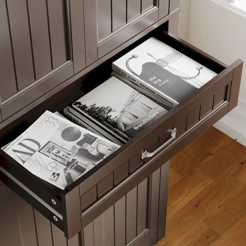 Armoire de rangement pour garde-manger de cuisine 71, meuble de rangement autoportant avec 4 portes et 4 étagères réglables