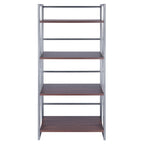 4 Tier Storage Shelf - 48.5 - Graphite and Walnut