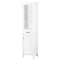 Linge de salle de bain autoportant Miseno Tatianna 19 x 70 en bois de peuplier