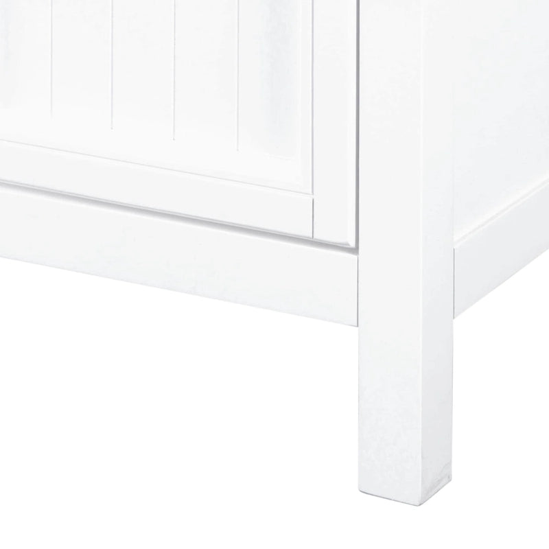 Linge de salle de bain autoportant Miseno Tatianna 19 x 70 en bois de peuplier