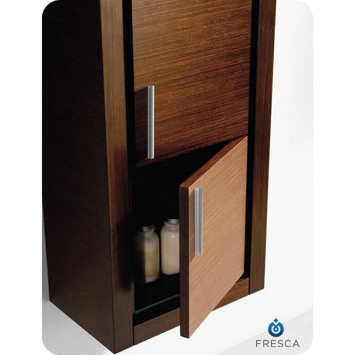 Armoire à linge de salle de bain murale Fresca 30 à deux portes
