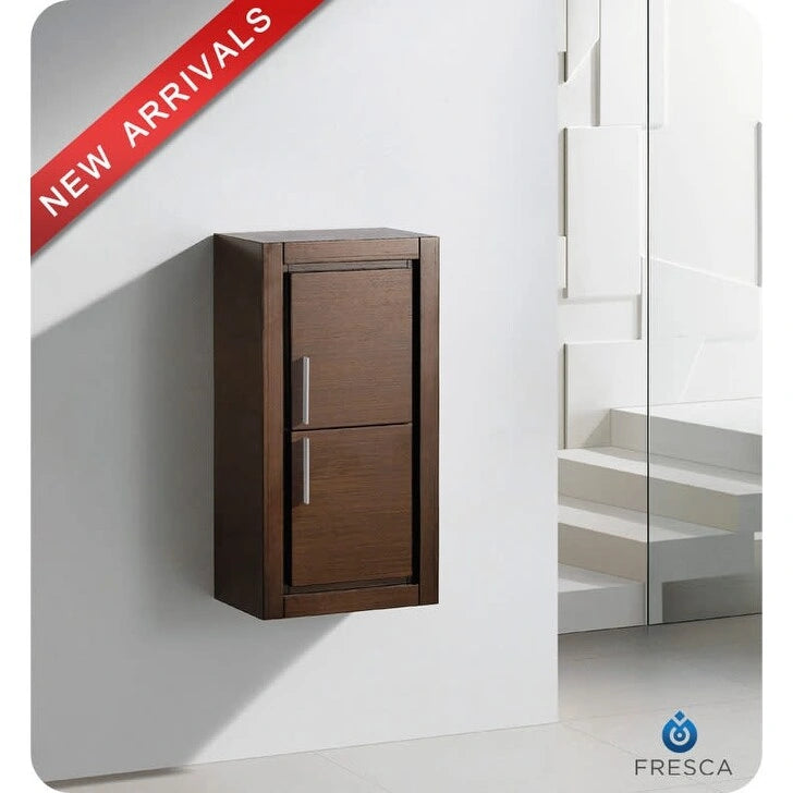 Armoire à linge de salle de bain murale Fresca 30 à deux portes