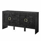 Buffet/meuble de rangement style Mid-Century Modern de 60 pouces avec rangement pour une organisation élégante de la maison