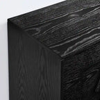 Buffet/meuble de rangement style Mid-Century Modern de 60 pouces avec rangement pour une organisation élégante de la maison