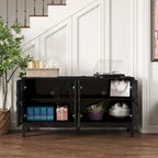 Meuble de rangement polyvalent de style moderne du milieu du siècle pour différentes pièces