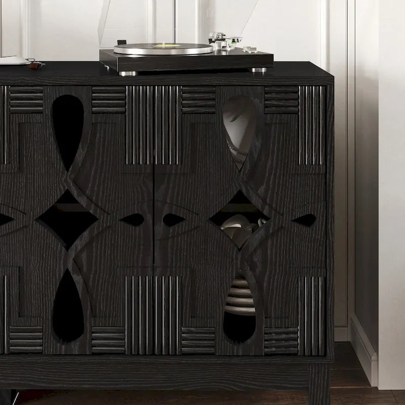 Meuble de rangement polyvalent de style moderne du milieu du siècle pour différentes pièces