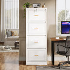 Classeur à 4 tiroirs avec serrure pour dossiers de format A4/Lettre/Légal