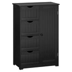 Armoire de rangement au sol Gymax avec 4 tiroirs réglables - Voir les détails