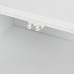 59.84 Carved Sideboard Buffet Cabinet with Press-to-Open Design for Dining Room or Living Room