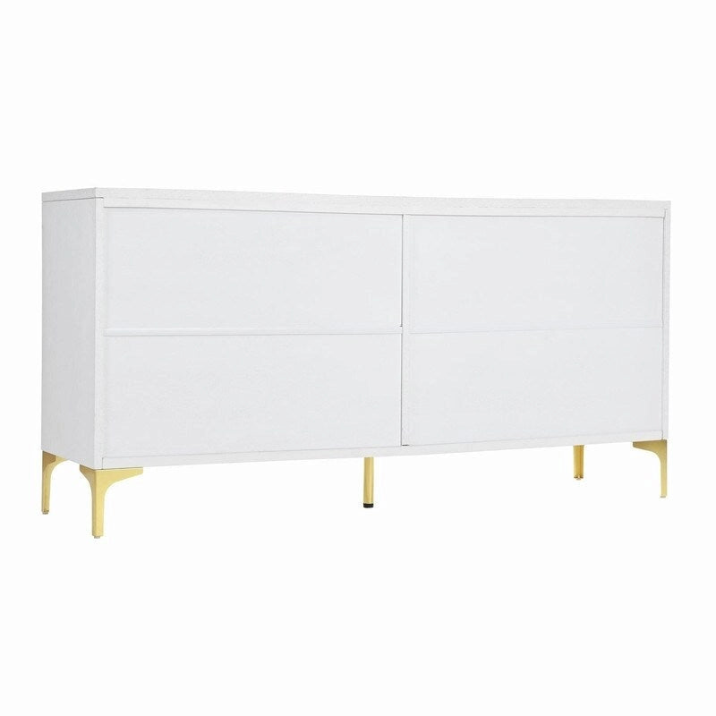 Buffet sculpté 59,84 avec système d'ouverture par pression, idéal pour la salle à manger ou le salon