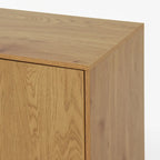 Meuble de rangement moderne avec 3 tiroirs et une étagère réglable pour salon, bureau à domicile, entrée.
