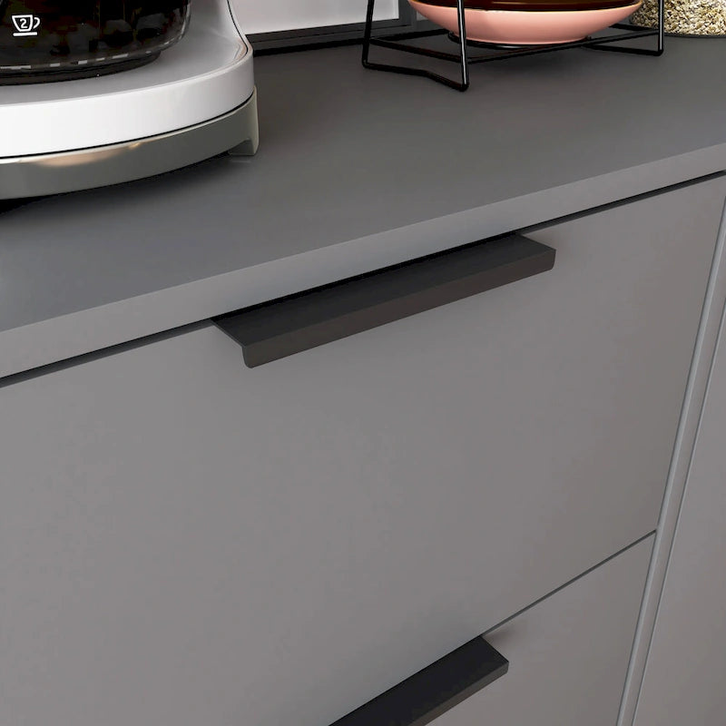 Meuble de rangement moderne avec 3 tiroirs et une étagère réglable pour salon, bureau à domicile, entrée.