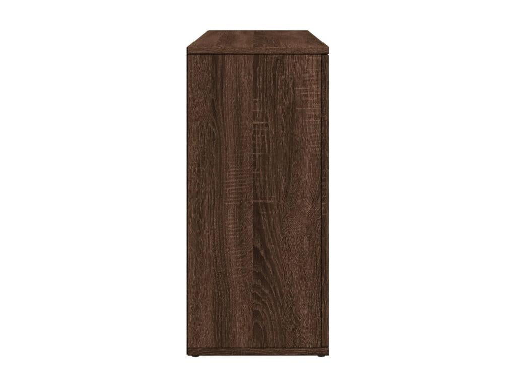 Buffet ch¨ºne marron 90,5x29,5x65 cm bois d'ing¨¦nierie