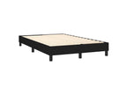 Sommier ¨¤ Vertchez de lit avec matelas LED Noir 120x200 Tissu