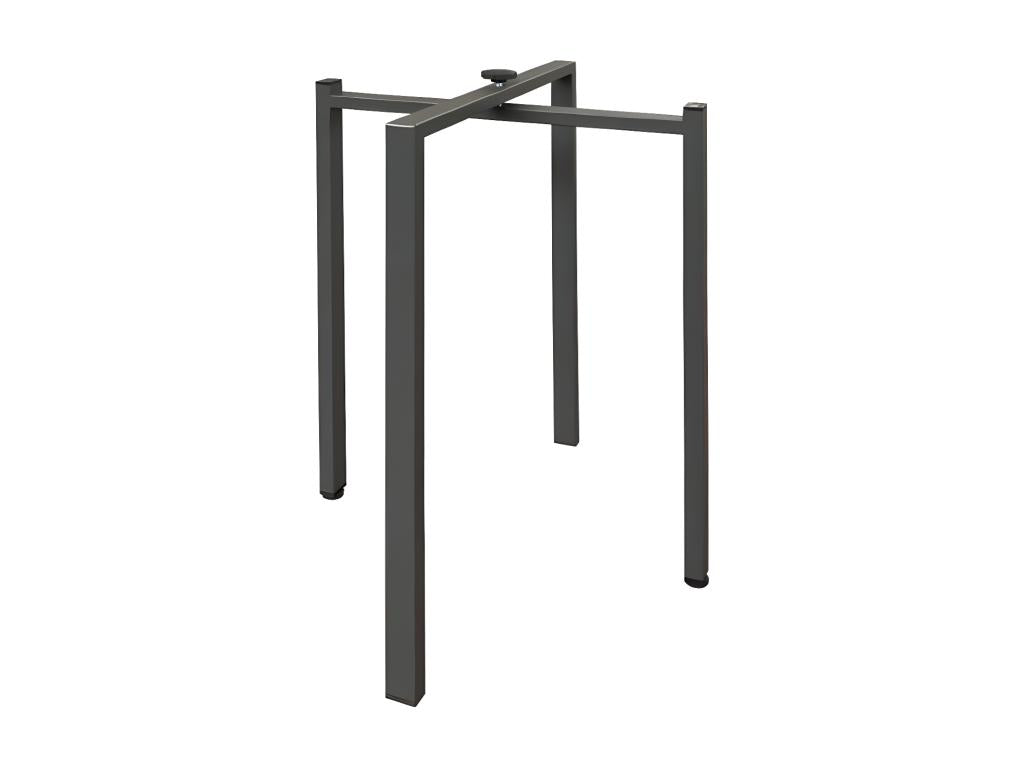 Table extensible 6¨¤ 20 places gris cendr¨¦ Vertchez 160¨¤ 420cm-Support 4 pieds