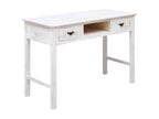 Table console blanche antique 110x45x76 cm Bois