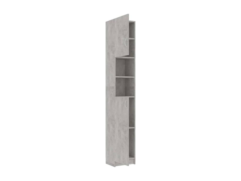 Armoire de salle de bain Gris b¨¦ton 32x25.5x190