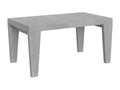 Table extensible 6¨¤ 20 places gris cendr¨¦ Vertchez 160¨¤ 420cm-Support 4 pieds